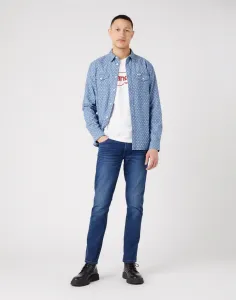 WRANGLER Pánske tričko  W70JD3989 FRAME LOGO TEE WHITE Veľkosť: XXXXL