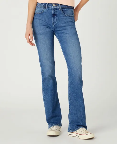 WRANGLER Dámske jeans  W28B4736Y BOOTCUT RAVEN Veľkosť: 33/34