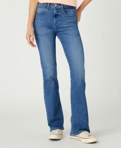 WRANGLER Dámske jeans  W28B4736Y BOOTCUT RAVEN Veľkosť: 33/34