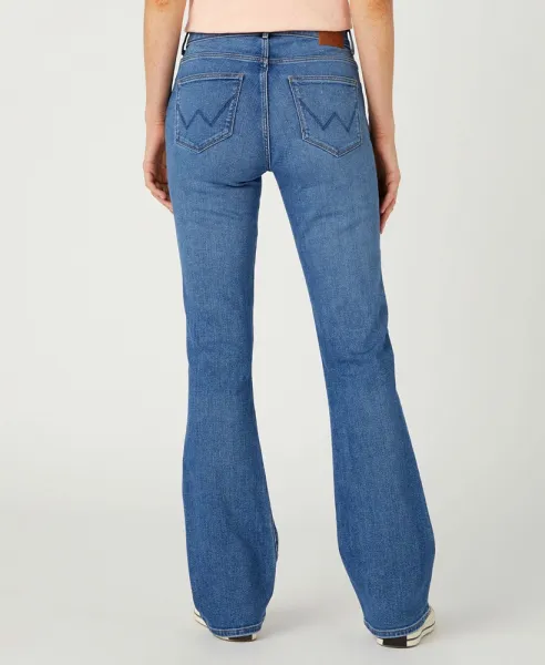 WRANGLER Dámske jeans  W28B4736Y BOOTCUT RAVEN Veľkosť: 33/34
