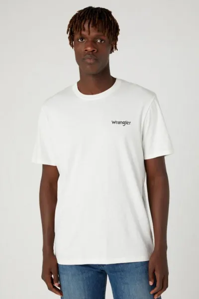 WRANGLER Dvojbalenie pánskeho trička  W7BZFQ84Z SIGN OFF TEE CAPTAINS BLUE Veľkosť: S