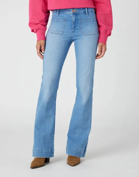 WRANGLER Dámske rifle  W2334736U FLARE HAZEL Veľkosť: 33/32