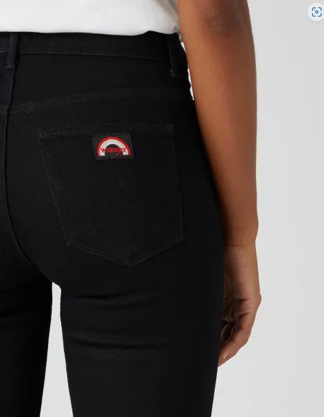WRANGLER Dámske rifle  W233GQ111 FLARE RETRO BLACK Veľkosť: 32/32