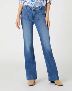 WRANGLER Dámske rifle  W2334736Y FLARE RAVEN Veľkosť: 32/32
