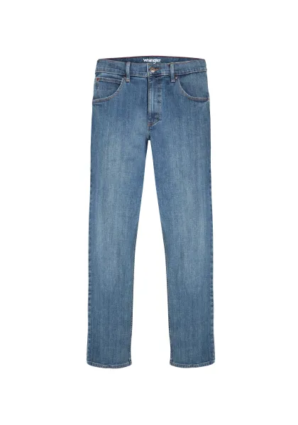 WRANGLER Pánske rifle  W10TM614V STRAIGHT MID STONE Veľkosť: 32/36
