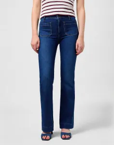 WRANGLER Dámske rifle  FLARE DARK WASH 112351028 Veľkosť: 30/32