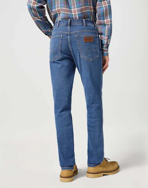 WRANGLER Rifle pre mužov  TEXAS SLIM RIDGE WASH 112358218 Veľkosť: 33/32