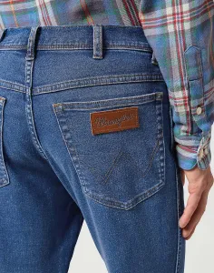 WRANGLER Rifle pre mužov  TEXAS SLIM RIDGE WASH 112358218 Veľkosť: 33/32
