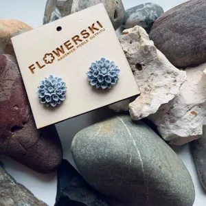 FLOWERSKI Flowerski náušnice - graphite GRAY