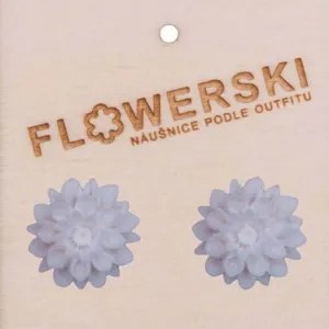 FLOWERSKI Flowerski náušnice - coconut