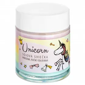 Unicorn by Soaphoria - ručne odlievaná sójová sviečka