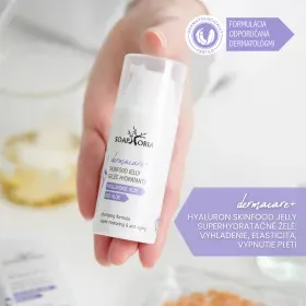 DERMACARE+ Hyaluron Skinfood Jelly superhydratačné želé: vyhladenie, elasticita, vypnutie pleti