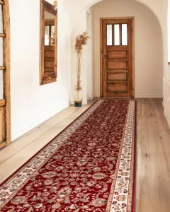Behúň NAIN 144 51066 Ornament / Kvety, bordový / béžový