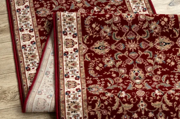 Behúň NAIN 144 51066 Ornament / Kvety, bordový / béžový