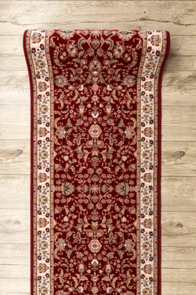 Behúň NAIN 144 51066 Ornament / Kvety, bordový / béžový
