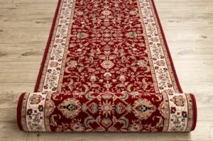 Behúň NAIN 144 51066 Ornament / Kvety, bordový / béžový