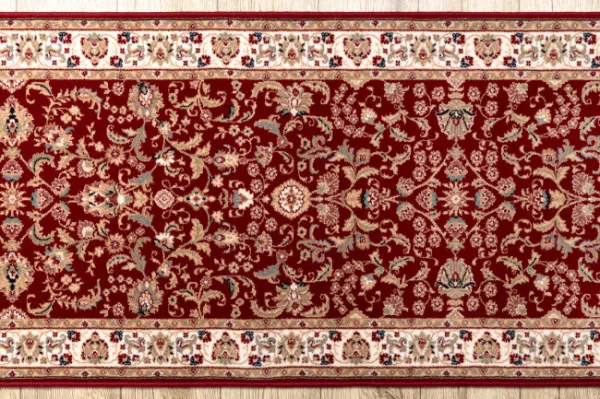 Behúň NAIN 144 51066 Ornament / Kvety, bordový / béžový