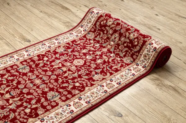 Behúň NAIN 144 51066 Ornament / Kvety, bordový / béžový