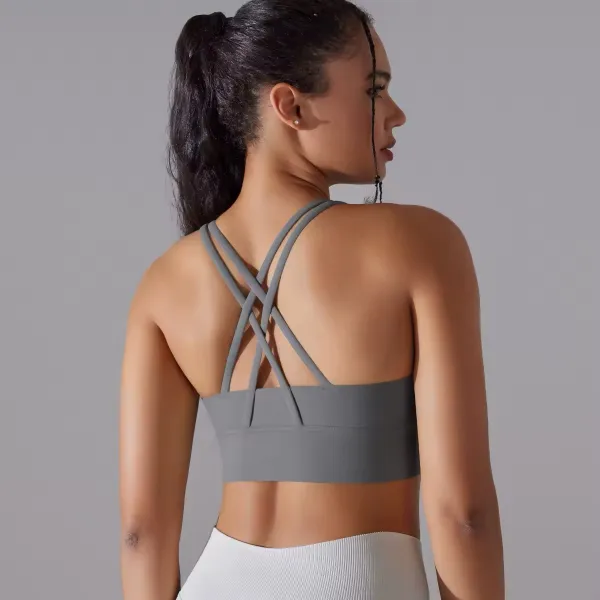 Legínovo Fitness top sivý Veľkosť: M