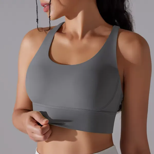 Legínovo Fitness top sivý Veľkosť: M