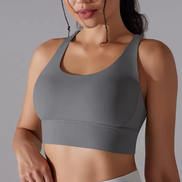 Legínovo Fitness top sivý Veľkosť: M
