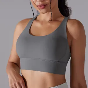 Legínovo Fitness top sivý Veľkosť: M