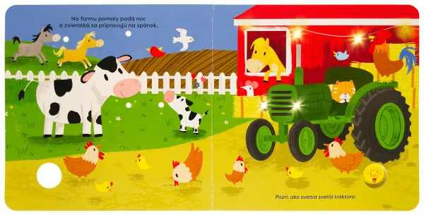Kniha so svetielkami Na farme