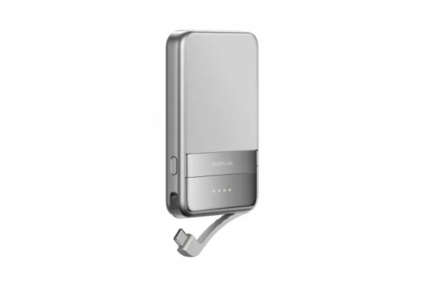EcoFlow RAPID Magnetic Power Bank (5000mAh) - strieborná 1ECORAP5000