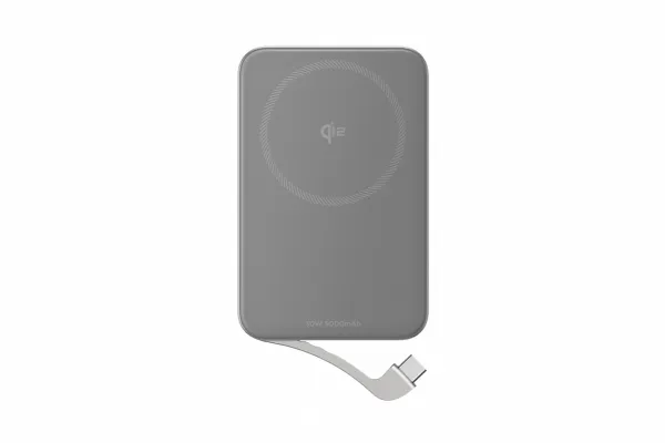 EcoFlow RAPID Magnetic Power Bank (5000mAh) - strieborná 1ECORAP5000