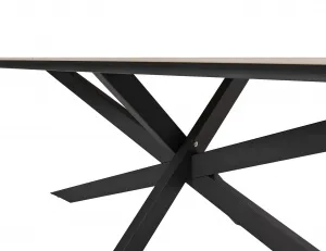 Prado jedálenský stôl s keramickou doskou 240x105 cm antracitový