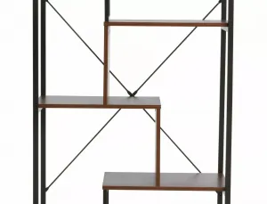 Signal Regál Net B 75 cm ořech tmavý/černý