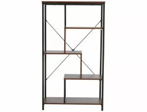 Signal Regál Net B 75 cm ořech tmavý/černý