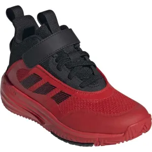 adidas OWNTHEGAME 3,0 K Detská basketbalová obuv, červená, veľkosť