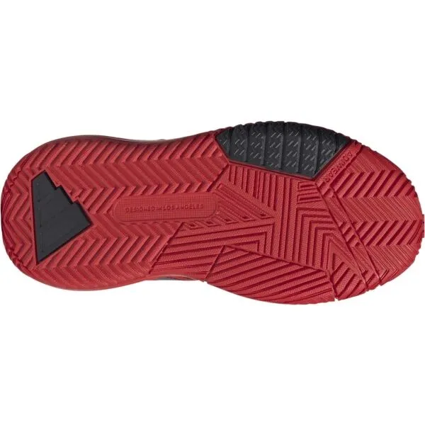 adidas OWNTHEGAME 3,0 K Detská basketbalová obuv, červená, veľkosť