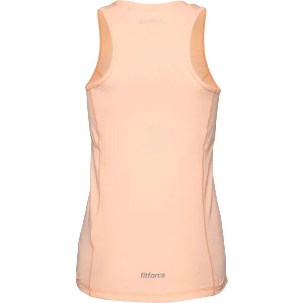Fitforce EPIZA Dámsky fitness top, lososová, veľkosť