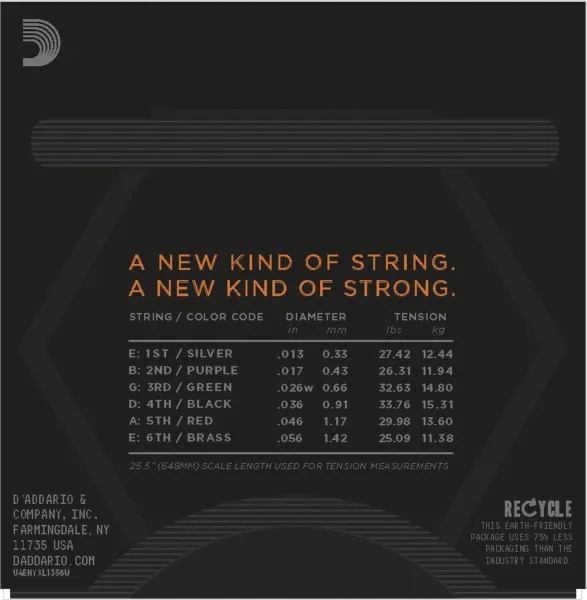 D'Addario NYXL1356W