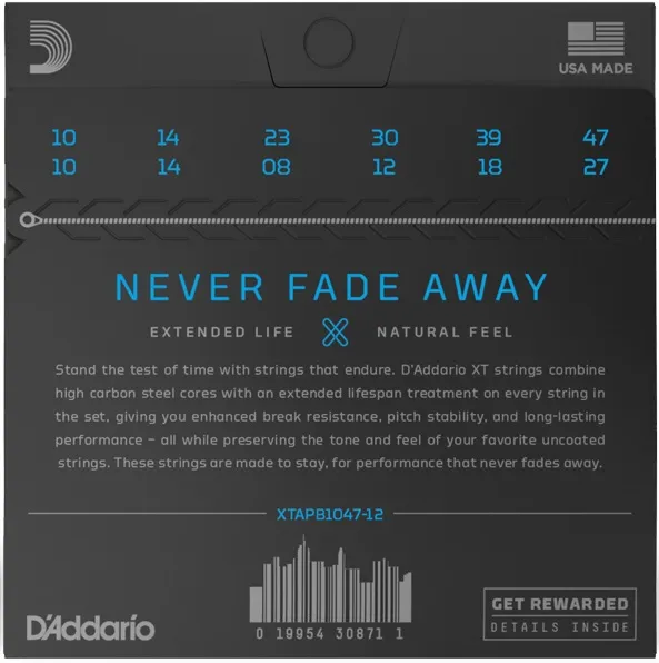 D'Addario XTAPB1047-12