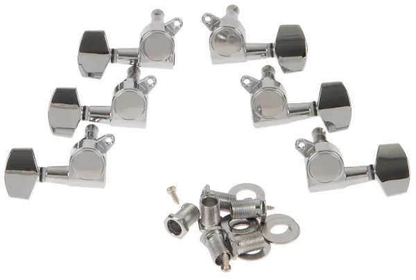 Razzor Guitar Tuners 3+3 Chrome