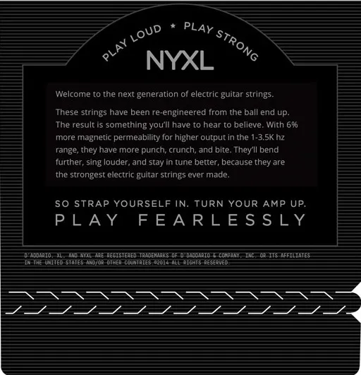 D'Addario NYXL1252W