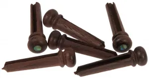 Razzor Bridge Pins Ebony & Abalone