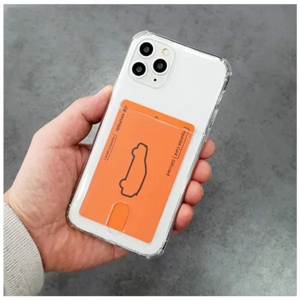 Priehľadný obal s vreckom iPhone 12 Pro MAX