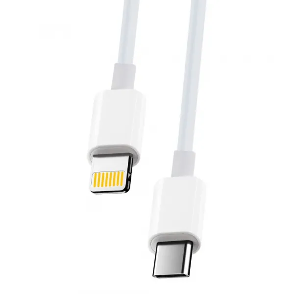 Maxlife kábel MXUC-05 USB-C - Lightning 2,0 m 20W, biely