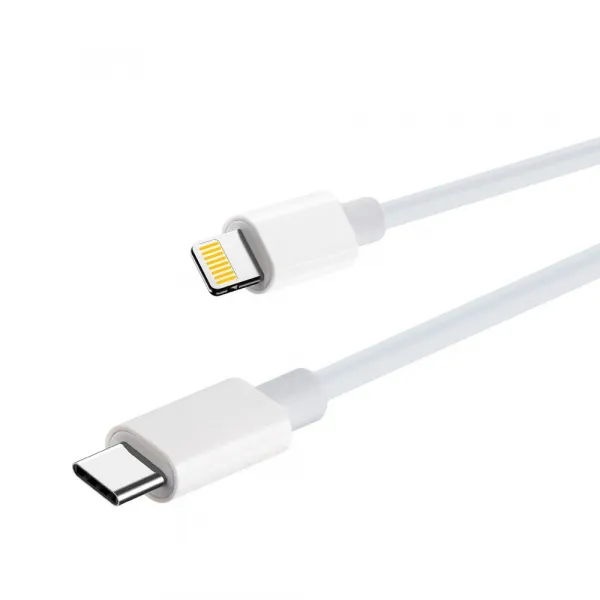 Maxlife kábel MXUC-05 USB-C - Lightning 2,0 m 20W, biely