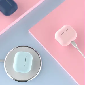 Silikónové mäkké púzdro na AirPods Pro, biele (púzdro C)