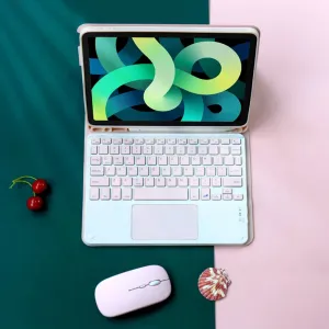 Puzdro s klávesnicou, myšou a touchpadom pre Apple iPad 7 / 8 / 9 (10,2"), čierne