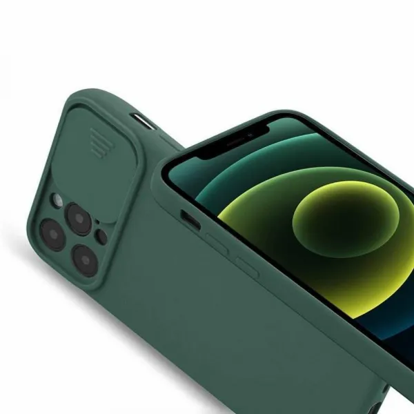 Nexeri obal s ochranou šošovky, iPhone 14 Pro Max, zelený