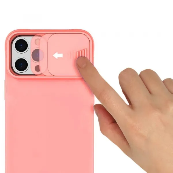 Nexeri obal s ochranou šošovky, iPhone 14 Plus, oranžový