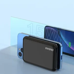 Dudao TGK1 PowerBanka s bezdrôtovou nabíjačkou 15W 10000mAh, modrá (TGK1-Dark blue)