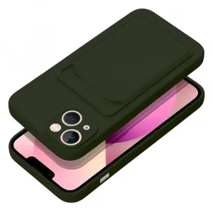 Card Case obal, iPhone 14 Plus, zelený