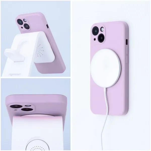 Obal Silicone Mag Cover, iPhone 17 Pro Max, ružový
